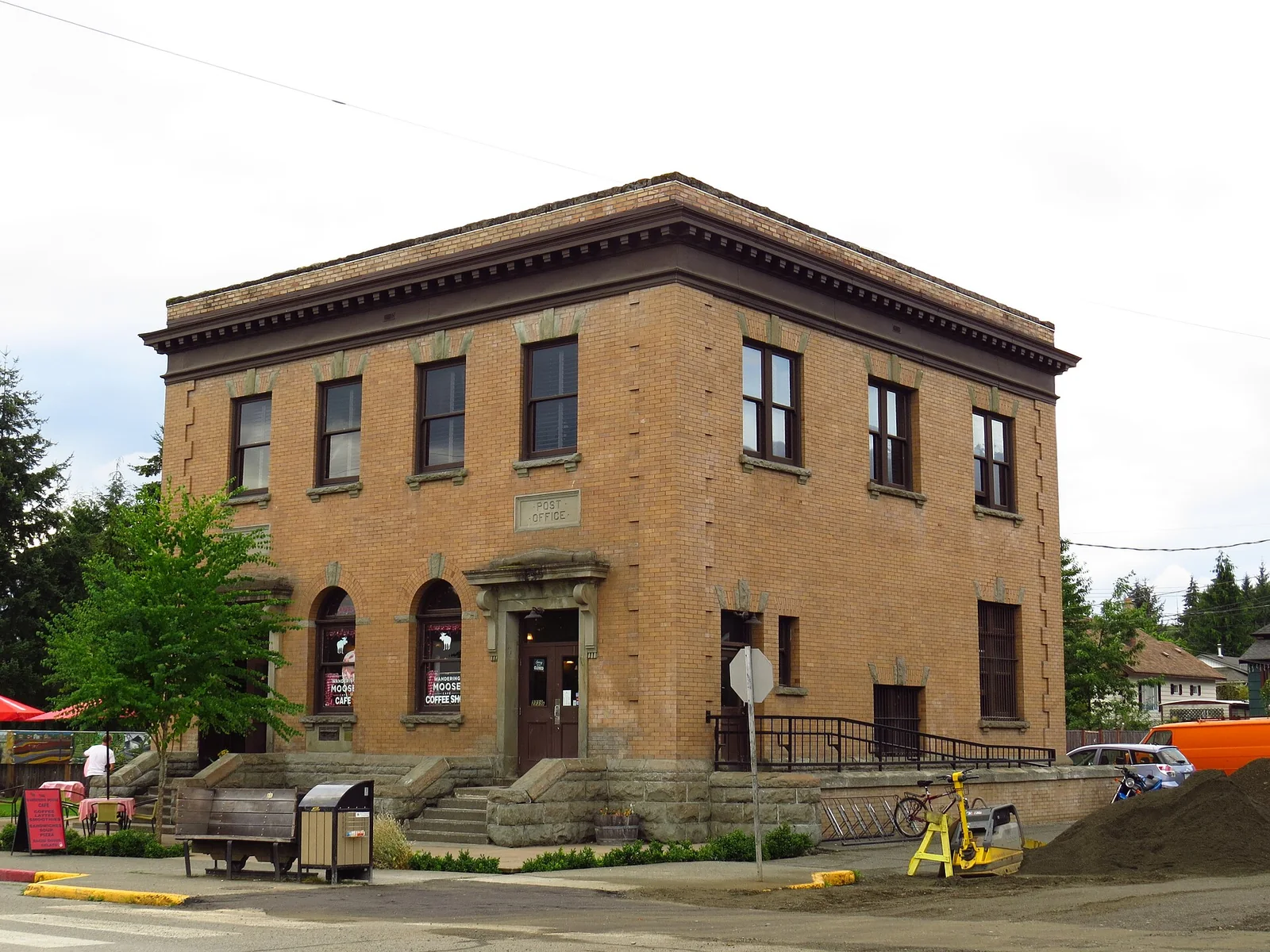 Historic village streetscape in Cumberland